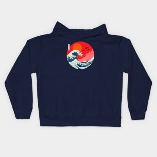 Sunset Wave Kids Hoodie